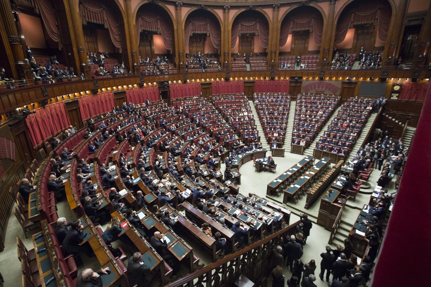 An international parliamentary chamber in session
